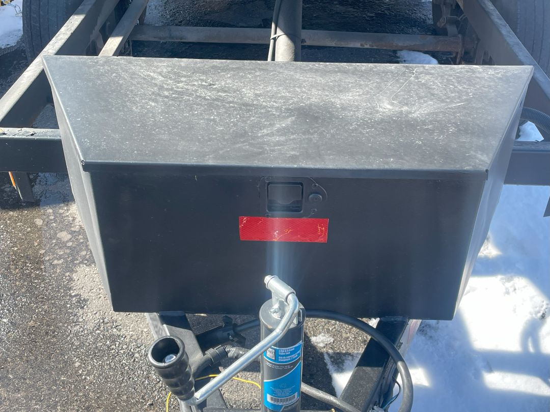 SOLD Black 2012 Action Hydraulic black Dump trailer 5 X 10