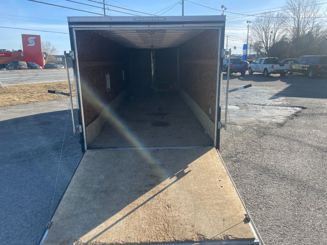 2019 Pace Highmark 27 foot enclosed cargo trailer, Black and Aluminum